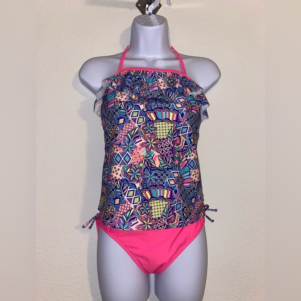 EUC Arizona jean's girls size 18 1/2 tankini